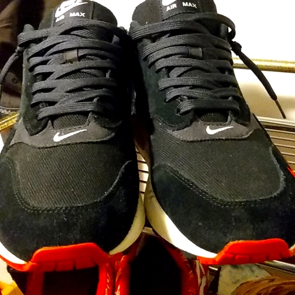 Air Max 1 premium🔥 (Bred) Mini Swoosh 💯 - Picture 5 of 16